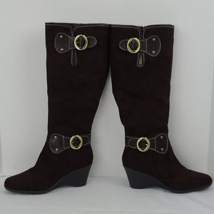 Aerosoles Knee High Wedge Boots